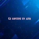 ce contine un afis
