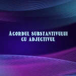 acordul substantivului cu adjectivul