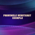 pronume nehotarat exemple