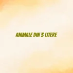 animale din 3 litere