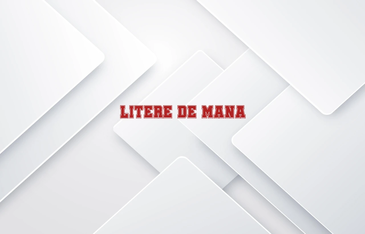 litere de mana