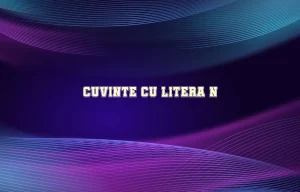 cuvinte cu litera n